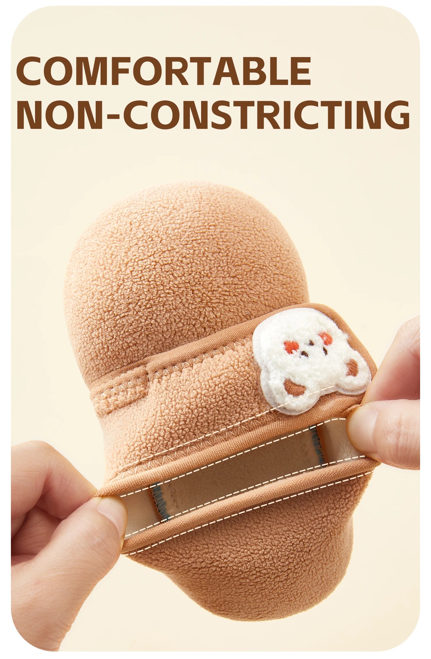 AIBEDILA Toddler Walking Shoes Warm Soft Baby Booties Infant Boys Girls Non-slip Floor Socks Baby Velcro Shoes Winter 0-4T