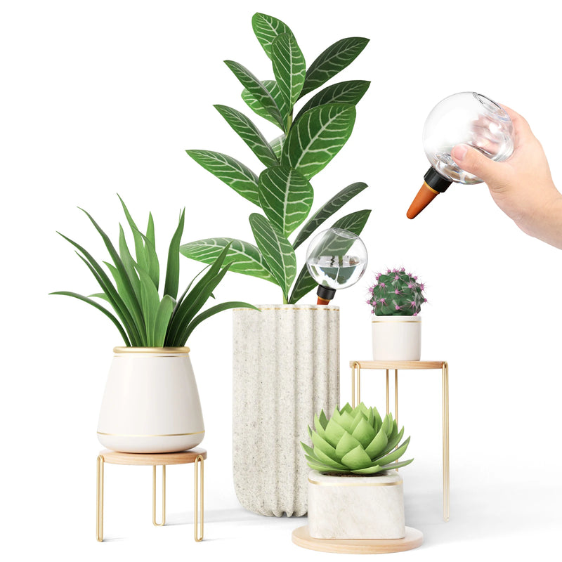 2/4Pcs 500ML Automatic Drip Irrigation System Self Watering Plant Watering Bulbs for Garden Flower Plants Watering Balls Devices