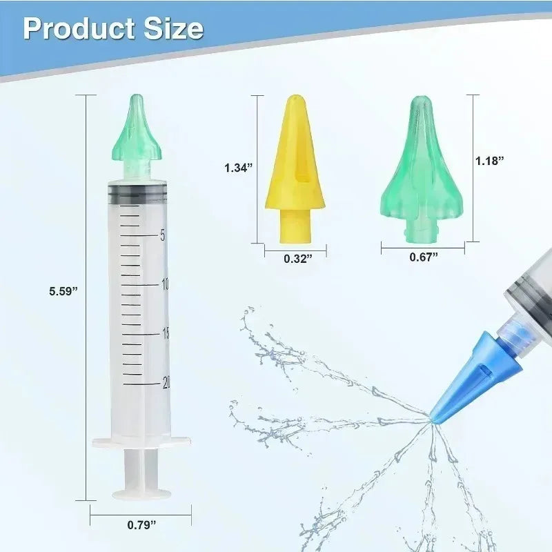 Ear Care Tool Household Cleaner Irrigation Kit Ear Wax Removal Tool Water Washing Syringe Comfortable Unique 12/20ML Health Care