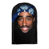 Nova Máscara de Rosto Inteiro Unissex Estilo Kanye/Drake, Impressa em 3D com Malha Elástica – Ideal para Cosplay, Festas e Simulações (Estilo Balaclava)