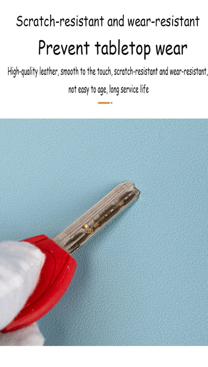 Alfombrilla protectora de escritorio de oficina de gran tamaño de PU, impermeable, para ratón, teclado de escritorio, alfombrilla de ratón para juegos, accesorios para PC