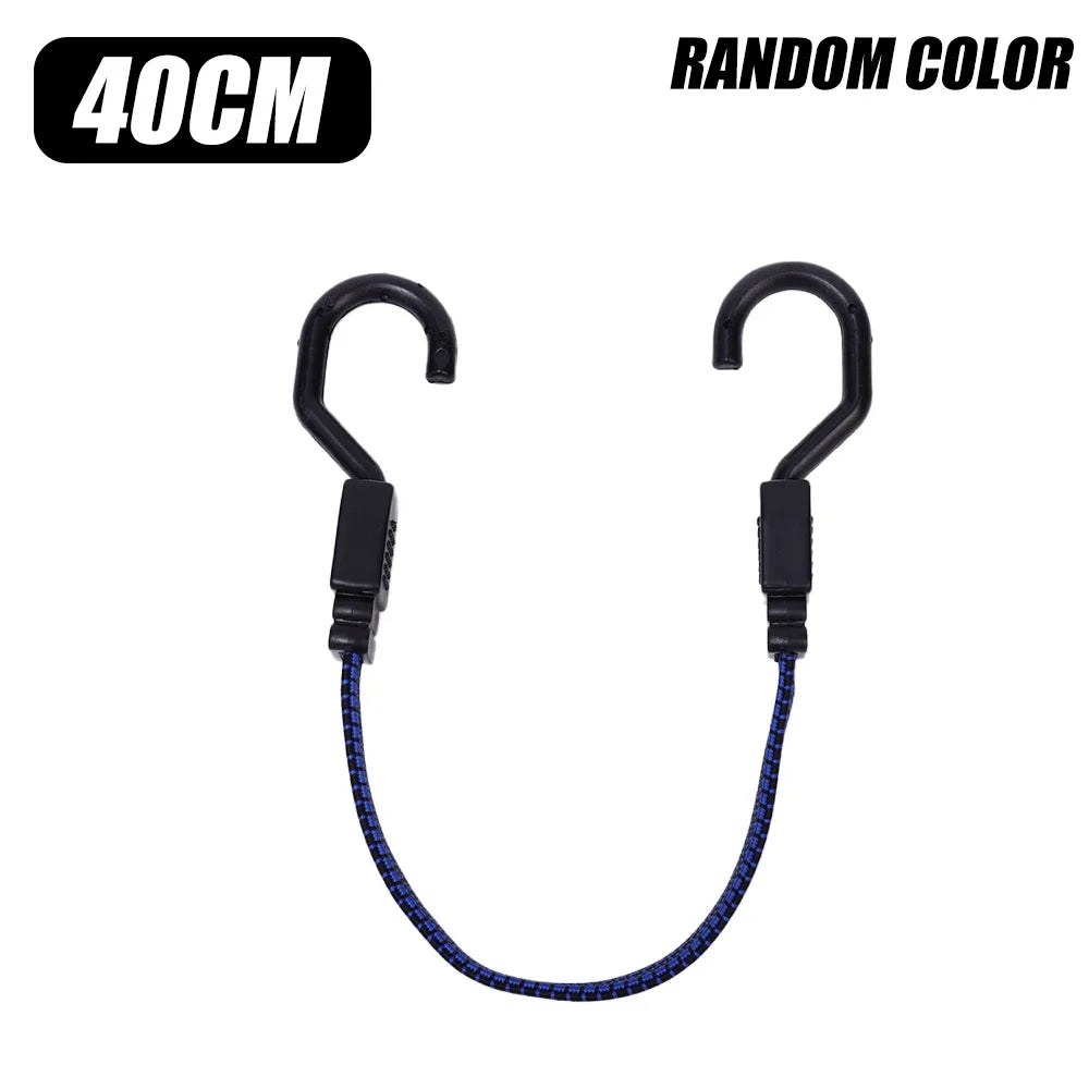 New Elastics Rubber Luggage Rope Cord Hooks Bikes Rope Tie Bicycle Luggage Roof Rack Strap Fixed Band Hook Car Accessories