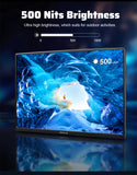 ZEUSLAP 16" 2.5K 144hz Portable Monitor 2560*1600 16:10 100%sRGB 500Cd/m²  Travel Gaming Display for Laptop Switch ps4 ps5 Xbox