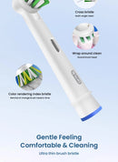 Cepillo de dientes eléctrico Oral B Pro4000 3D Action Clean, 4 modos, sensor de presión visible, dientes más blancos, recargable para adultos.