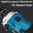 480N.M Brushless Electric Impact Drill Cordless Drill 13mm Electric Screwdriver DIY Driver Power Tool for Makita 18V Battery Pin