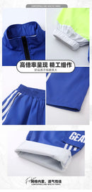 Boys Hip Hop Pullover Street Dance Cargo Pants Girls High Collar Sweatshirt Outfits Kids Jazz Sport Clothes Set Child Streetwear