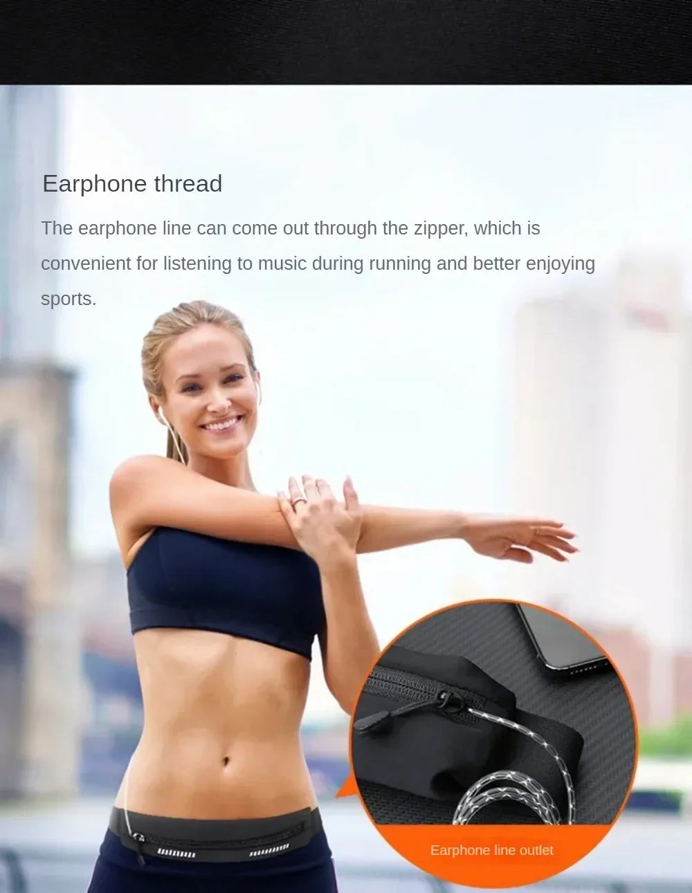Phone Holder Jogging Training Key Belt Bike Accessories Pouch Packs Waist Running Bags Women Sports Fitness Waterproof