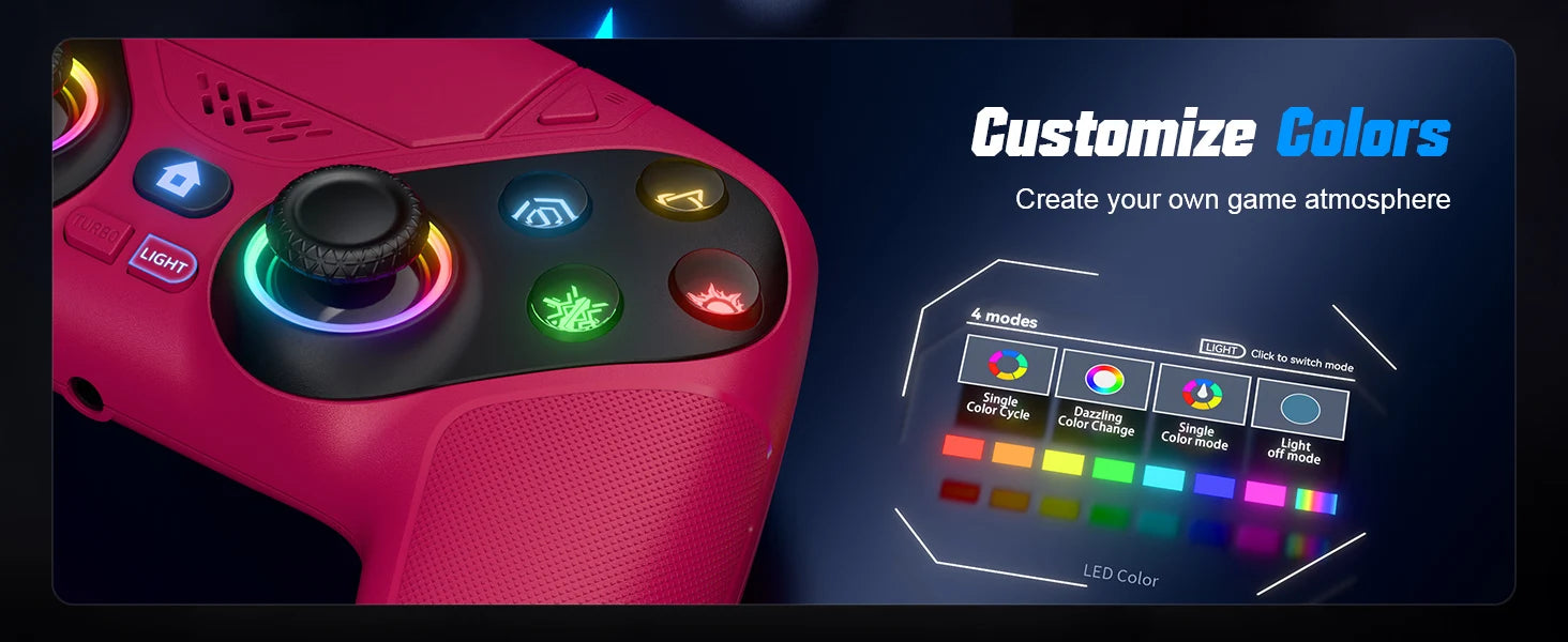 Gamepad For Playstation 5 Wireless Controller PS5 Console Gaming Controller With Turbo Dual Sense Vibrate Programming