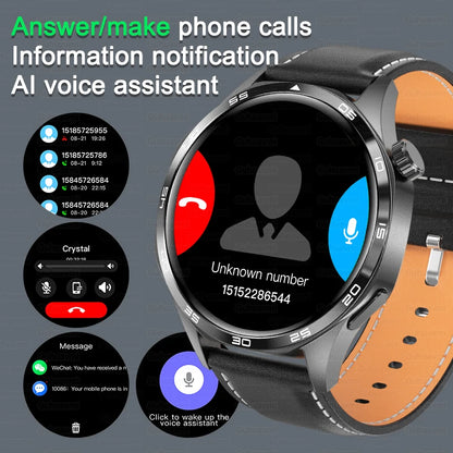 Original 2025 New For HUAWEI GPS Smart Watch Men Bluetooth Call NFC Access Heart Rate 300mAh IP68 Waterproof Smartwatch For IOS