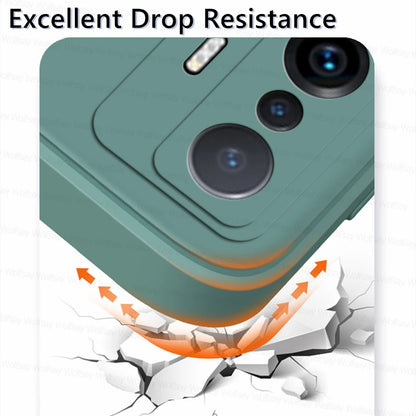 For Xiaomi 11T Pro Case Xiaomi 11T 12T 13T Pro 5G Cover Shockproof Luxury Liquid Silicone TPU Phone Back Cover Xiaomi 11T Pro