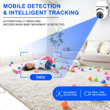 3MP 1080P HD Wireless Security Camera Indoor Outdoor Smart Surveillance Camera with Night Vision Baby Monitor CCTV Camera