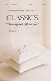 2pcs Waterproof Pillow Cases Decorative Cushion Cover Envelope Style Sleeping Body Pillowcase Standard Queen King Size