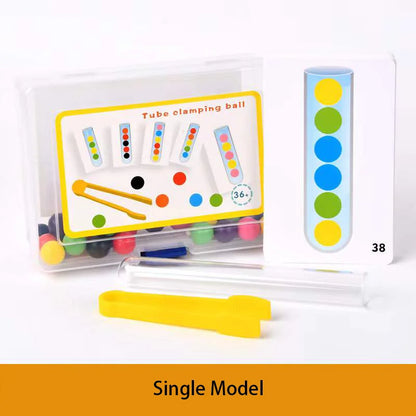 Juguetes de motricidad fina para niños, entrenamiento de concentración, juego de cuentas con pinzas, electrodomésticos de educación temprana, educación Montessori