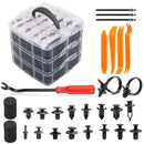 Mixed Size Car Plastic Retainer Clips Automobile Fender Push Pin Rivet Door Trim Panel Retainer Automobile BumperFasteners Tool