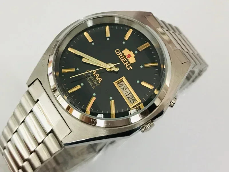 Double lion triple AAA automatic mechanical watch authentic stock double lion table double lion men's watch Oriental watch