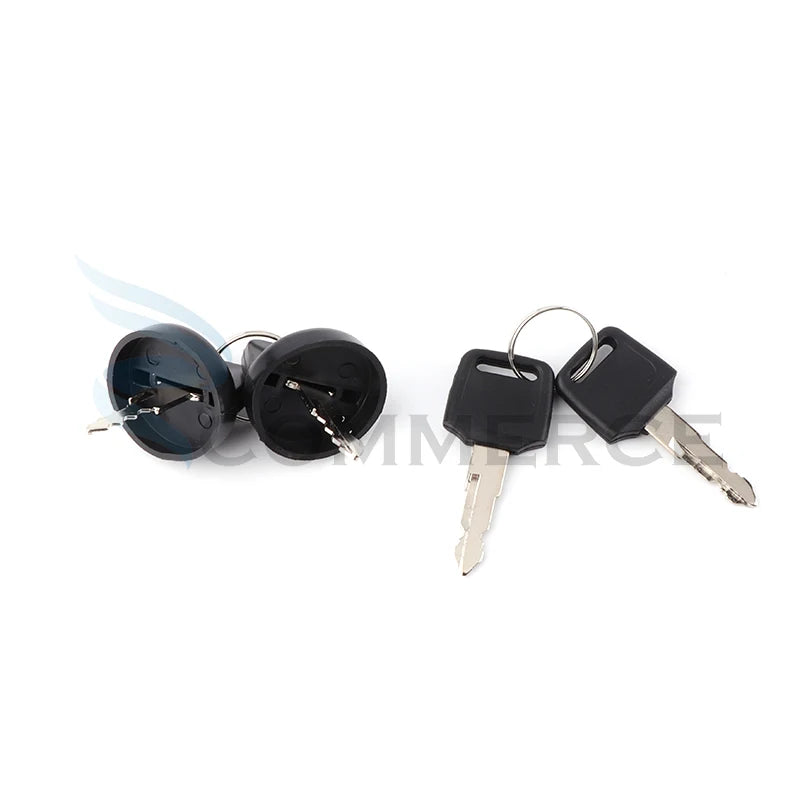 Motorcycle Electric Door Lock 4 Male Plug Ignition Key Switch For 50cc 110cc 125cc 150cc 250cc ATV QUAD Dirt Bike Accessories