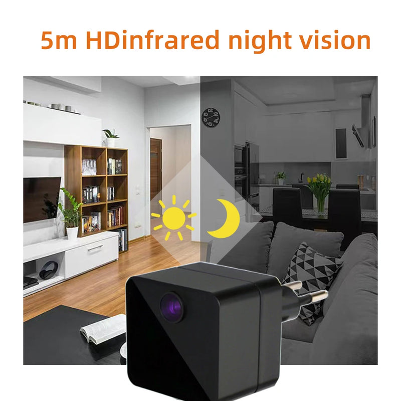 Cámara de red inalámbrica 1080P HD compatible con WiFi 2,4G, visión nocturna infrarroja interior del hogar, protección de monitoreo de seguridad, cámara para niñera