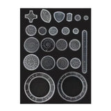 Régua geométrica Conjunto Régua geométrica, Roleta Matemática, Ferramentas de Desenho, Aprendizagem Pintura, Puzzle Brinquedos, Art Tool, 22Pcs