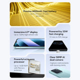 Global Version POCO C85 Smartphone 6.9" Dot Drop display 50MP Camera 6000mAh battery 33W Helio G81-Ultra NFC