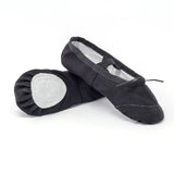 Flat Head Slippers for Kids, Soft Ballet Slippers, Belly Dance Shoes, Yoga, Gym, Black and White, Women and Men