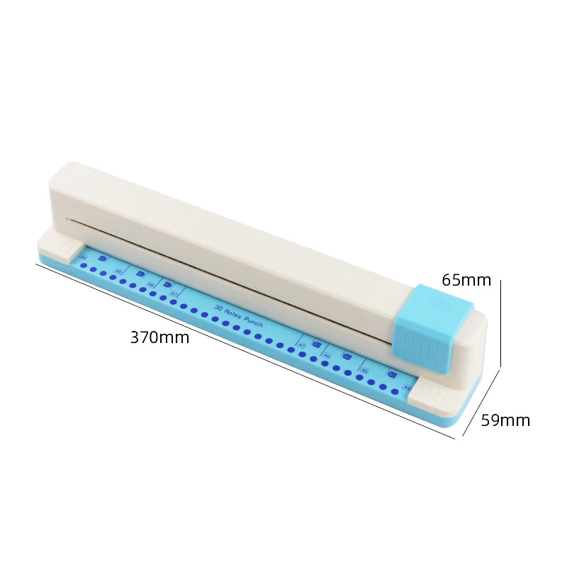 30 Hole Punch A4 B5 A5 B6 A6 B7 A7 Loose Leaf Notebook Planner Paper Hand Push Perforated Puncher School Stationery Supplies
