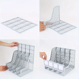 1 pcs, thickened file rack, file frame, quadruple file seat, simple data basket, shelf, file basket, office use, student use