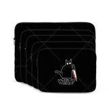 Black Cat Laptop Bag Tablet Notebook Case For Hp Dell Lenovo Computer For Macbook Air Pro Retina 10-17 Sleeve