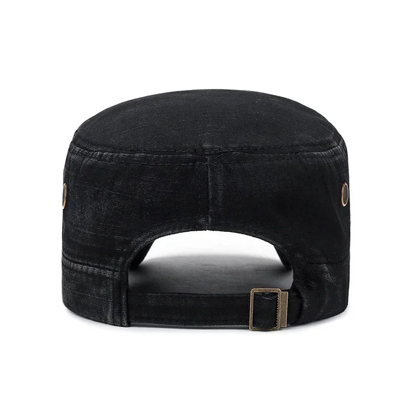 Military Cadet Flat Cap Fashion Clothes Adjustable Snapback Hat Unisex New Fashion Classics Outdoor Casual Sport Baseball Cap