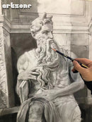 Professional Drawing Sketching Pencil Set, 12pcs Graphite Pencils, 6H-12B, Ideal for Drawing Art, Sketching, Shading, Artist Pen