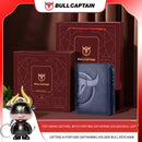 BULLCAPTAIN Fashion Big Logo Man Wallet High Quality RFID Wallet Coin Purse Compact Mini Card Holder Genuine Leather