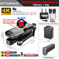 KF104 / KF104MAX2 Professional Drone With 4K Camera 3-Axis Gimbal WIFI 360 Obstacle Avoidance Touch Screen FPV Brushless RC Dron