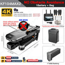 KF104 / KF104MAX2 Professional Drone With 4K Camera 3-Axis Gimbal WIFI 360 Obstacle Avoidance Touch Screen FPV Brushless RC Dron