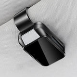 Car Sunglasses Clip Sun Visor Glasses Holder Card Ticket Holder Stable Storage Clips Eyeglasses Hanger Car Interior Accessories