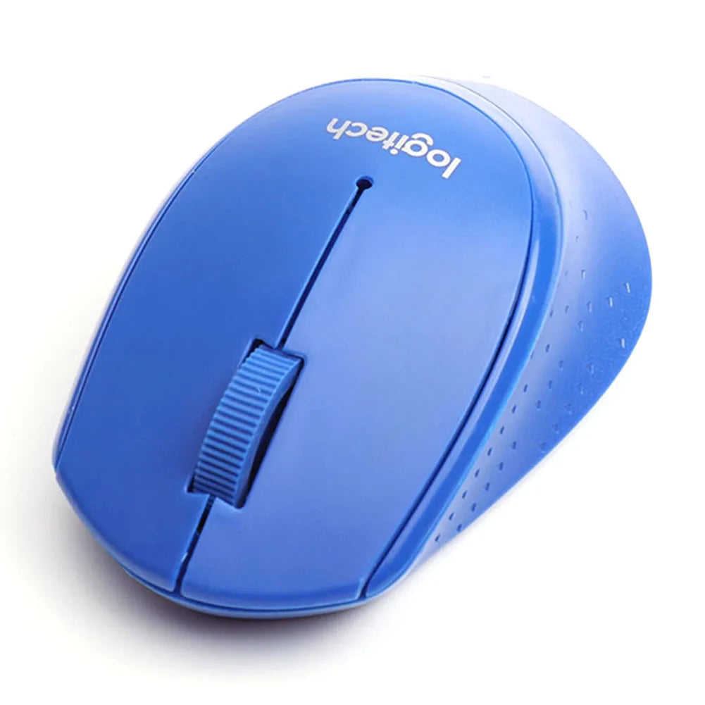 Ratón inalámbrico silencioso Logitech M330 de 1000 DPI, óptico y silencioso de 2,4 GHz con receptor USB, ideal para oficina, hogar y PC.