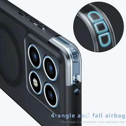 Case for Xiaomi 15T 14T Pro Poco F6 Pro New Matte Transparent Magnetic Wireless Charge Shockproof Funda For Magsafe Cover