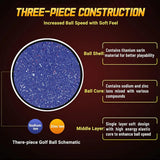 1/3/5/10pc Golf Practice Ball, High-Quality 3 Layer Ball for Competition Sports, 42.6mm Professional High Elastic Rubber Golf Ball