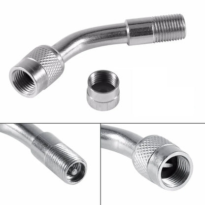 1Pcs 45 90 135 Degree Angle Bent Valve Adaptor Tyre Tube Valve Extension Adapter for Motorcycle Truck Car Moto Bike
