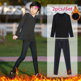 Kids Fitness Tracksuits Youth Warm Pants Tops Underwear Tight Sports Clothes for Boys Compression Running Basketball Sportswear