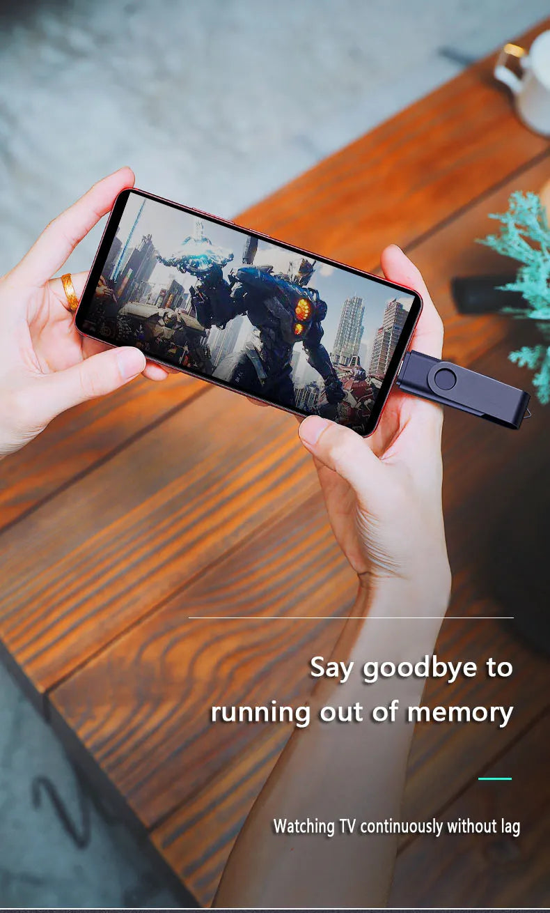 Unidad flash USB tipo C de 128 GB, 2 en 1, OTG, USB C de 64 GB y 32 GB, 16 GB, 8 GB y 4 GB, memoria USB para fotos.