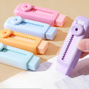 Creative Retractable Push Pull Eraser Student Writing Drawing Correction Stationery School Supplies Stationery