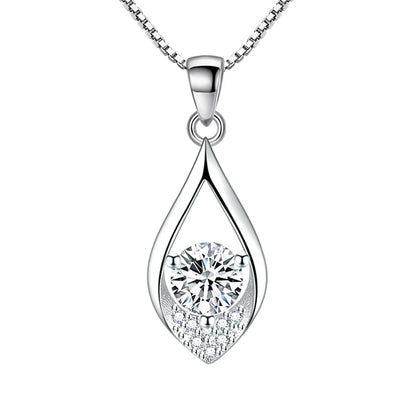 Colar feminino em prata esterlina 925, simples irregular coração e lua, gargantilha geométrica artesanal, joalheria fina, moda