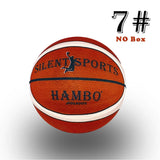 Mute Bouncing Basketball w/ Cover Men Size 7#(29.6in) Women Size 6#(28.9in) Children Indoor Silent PU Foam Ball Quietly Dribble