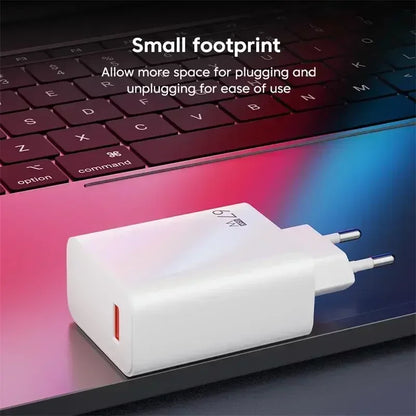 Cargador USB superrápido original Xiaomi de 67 W con interfaz USB C PD, adaptador de cargador de teléfono para iPhone 15, Samsung, Huawei, Turbo Charge, nuevo