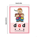 Phonics Learning Cards Language Teaching Aid Sight Words Educational Phonics Flash Cards For Home School