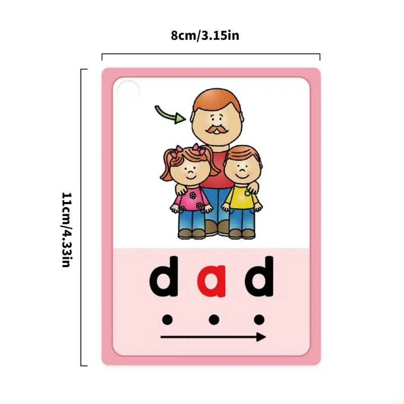 Phonics Learning Cards Language Teaching Aid Sight Words Educational Phonics Flash Cards For Home School