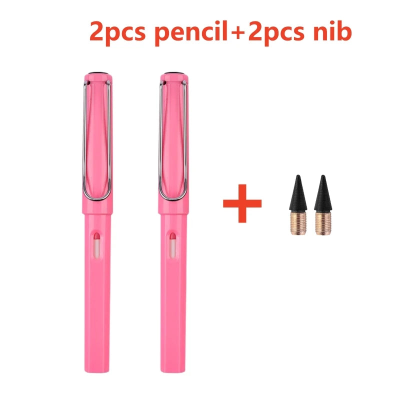 Unlimited Writing Pencil Infinity Pencils Eternity No Sharpening without Ink Kawaii Unlimited Pen Art Supplies School Stationery
