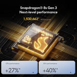 POCO F6 5G Global Version Cellphone 120Hz Flow AMOLED display 90W turbo charging 50MP camera system with OIS Snapdragon 8s Gen 3