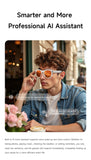 Lenovo 8K 2400W Smart AI Glasses Photo Video HD Shooting Camera Voice Call Translation Bluetooth Women Men Motorcycle Glasses