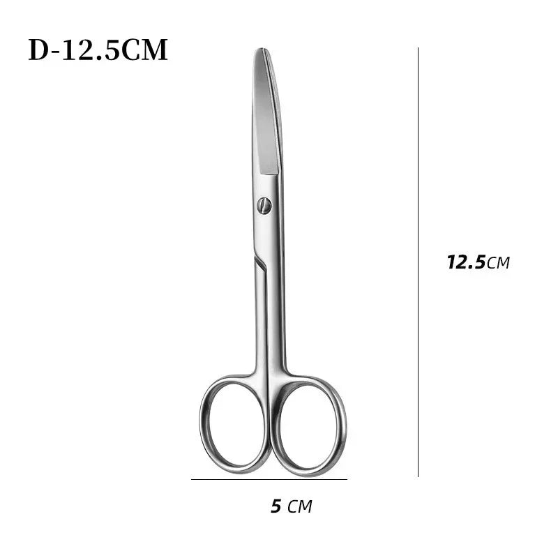 Stainless steel Surgical Straight Bend tip surgical instruments stitches tissue Scissors Medical Emergency Field Equip Shearing