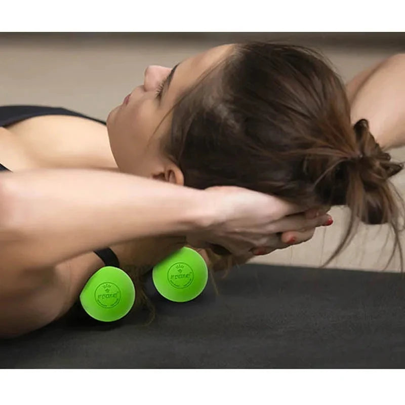 Pelota de masaje de fascia de 6,3 cm para liberación miofascial, masaje de cuello y pies, yoga, fitness, relajación muscular, cuidado de la salud.
